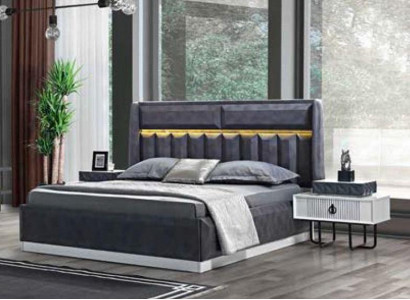 Beds Bedroom LED Light Bed Frame Bed Upholstery Design Luxury